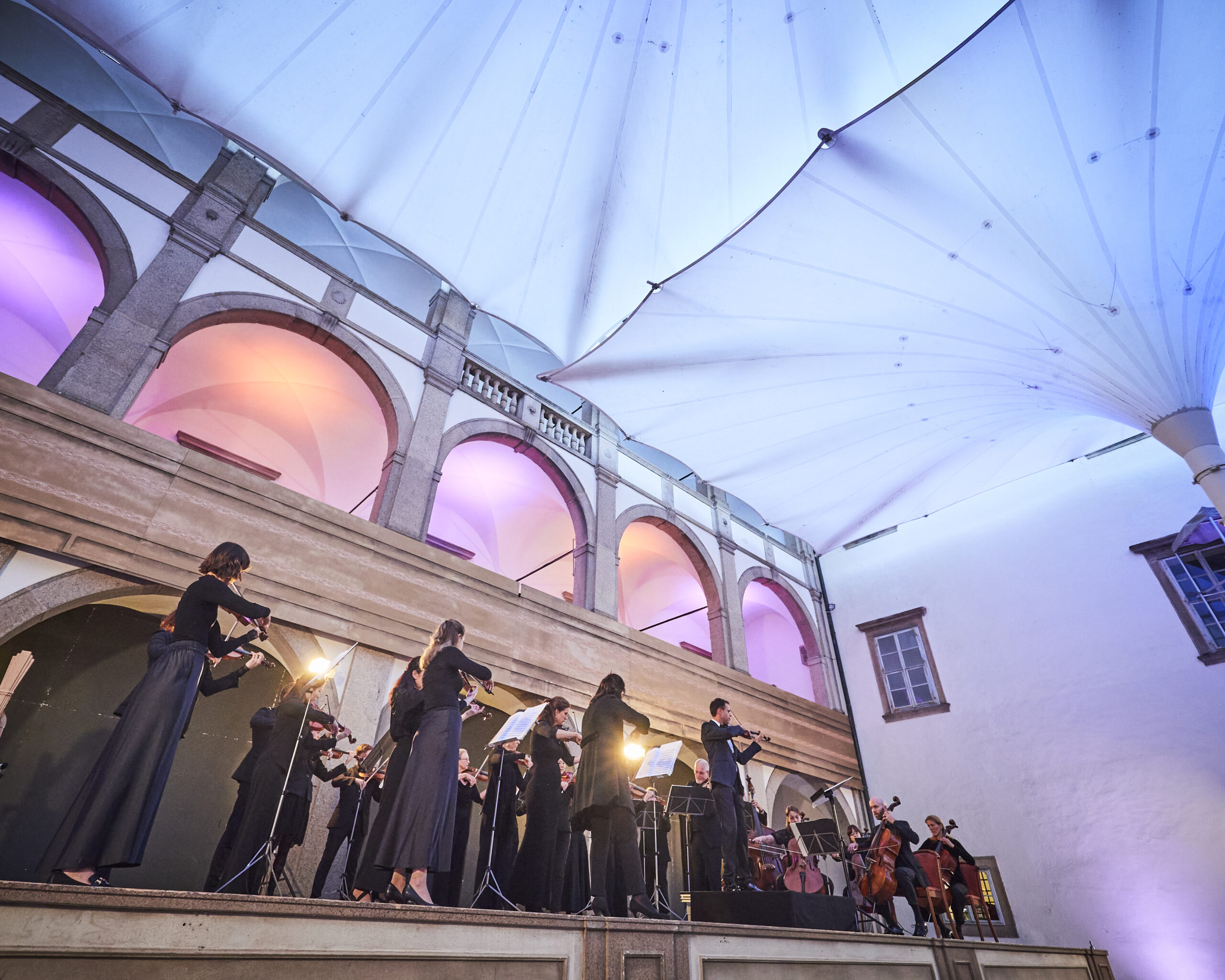 Die Academia Allegro Vivo gastiert auf Schloss Weitra